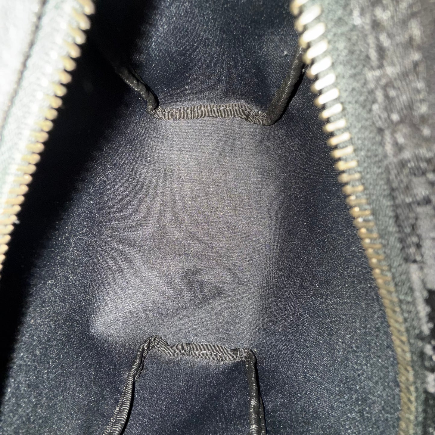 Fendi Black Zucchino Monogram Top Handle Tote Bag