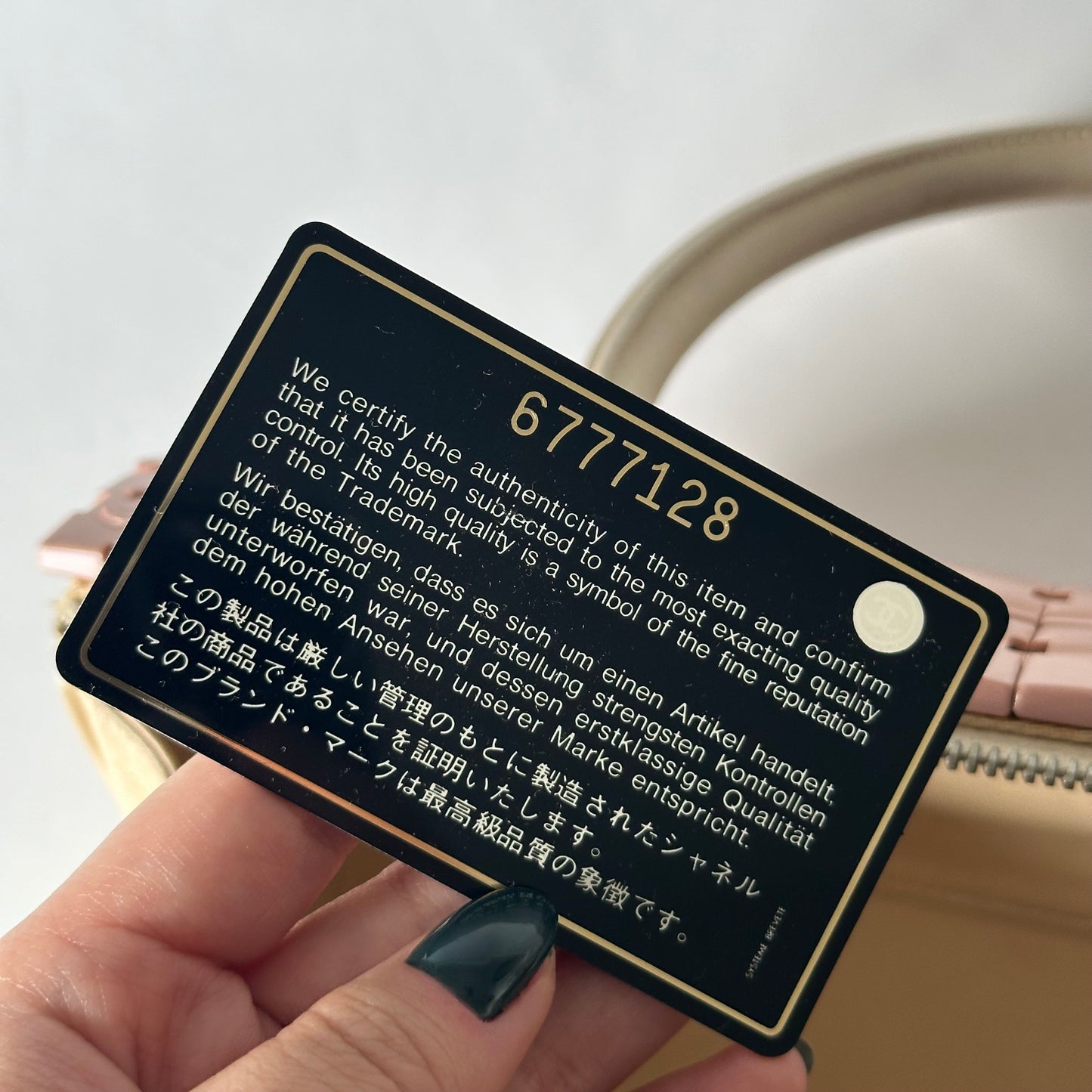 RARE Chanel Pink Puzzle Tiles Logo Barrel Cylinder Bag