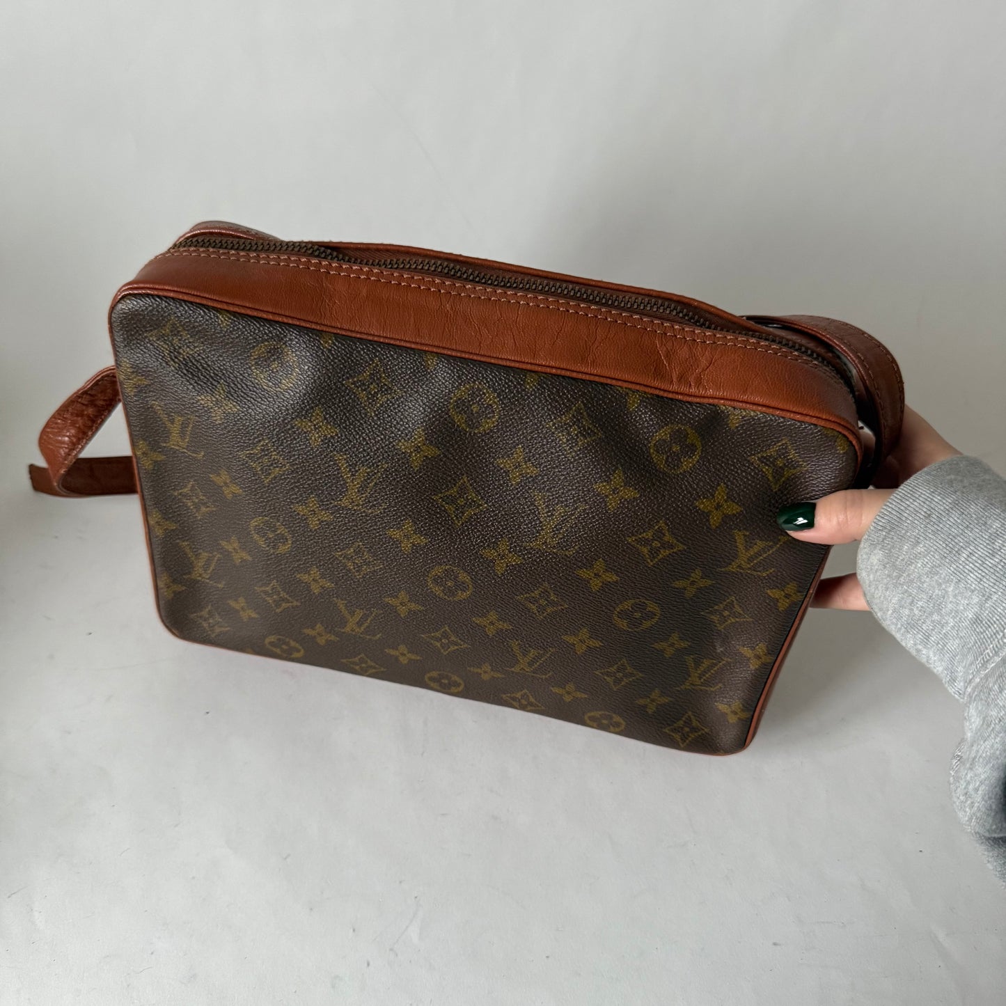 Louis Vuitton Brown Monogram Sac Bandouliere Crossbody
