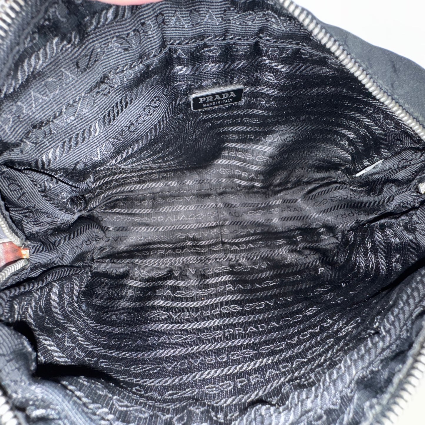 Prada Black Nylon Pochette