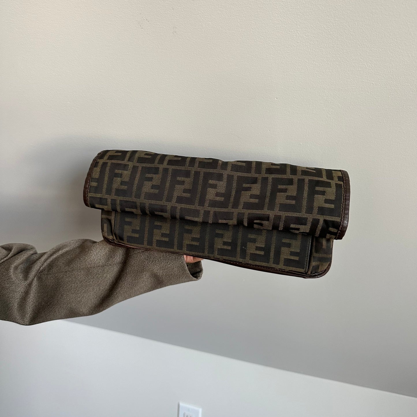 Fendi Zucca Monogram Foldable Tote Bag