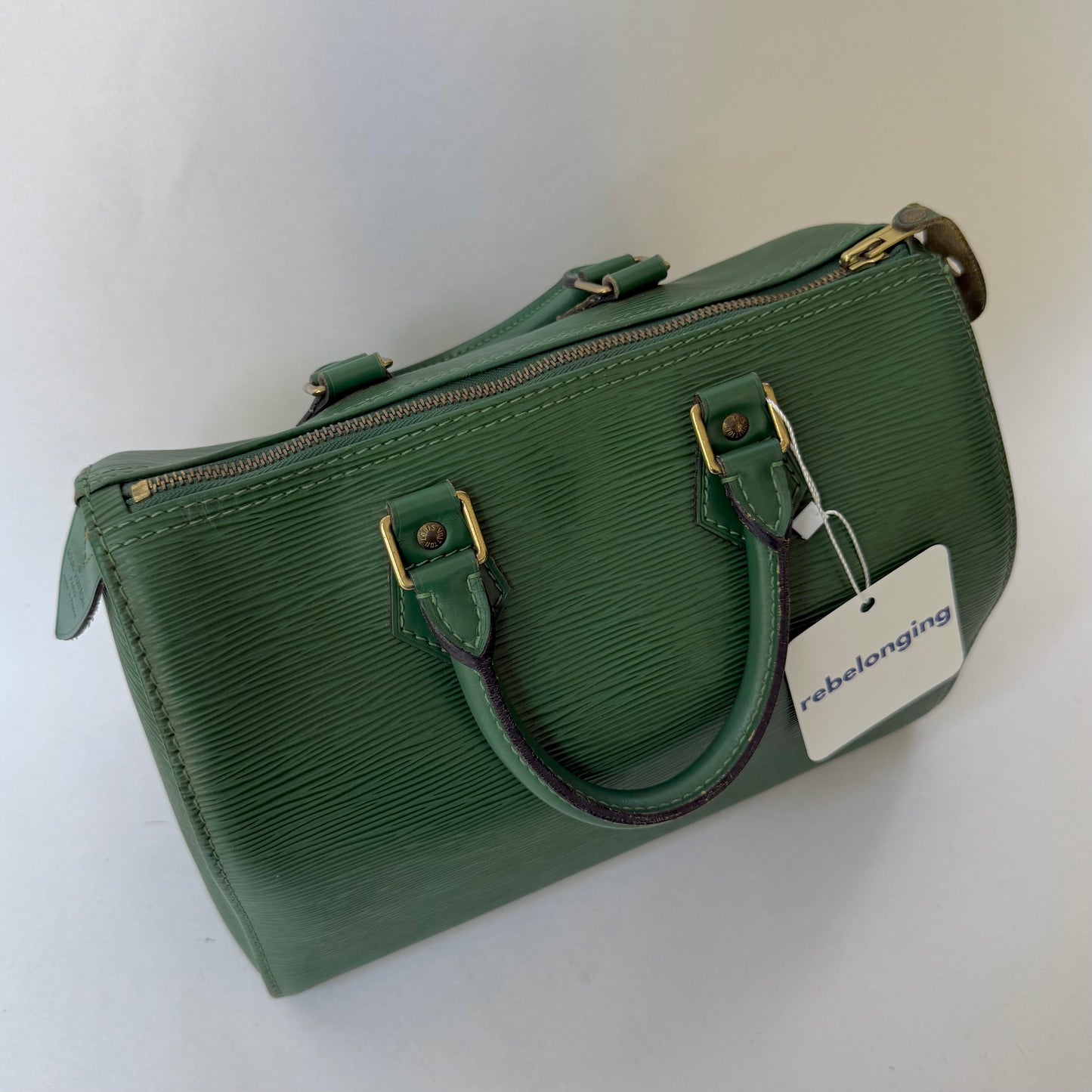 Louis Vuitton Green Epi Leather Speedy 25