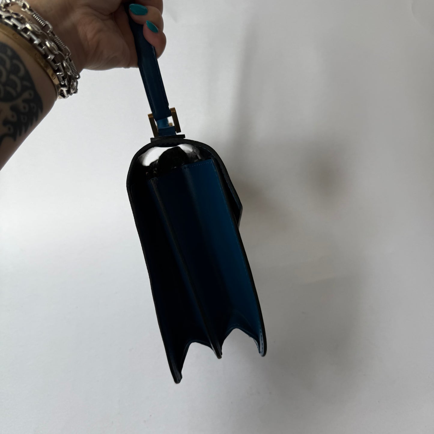 Louis Vuitton Blue Epi Leather Concorde Hand Bag