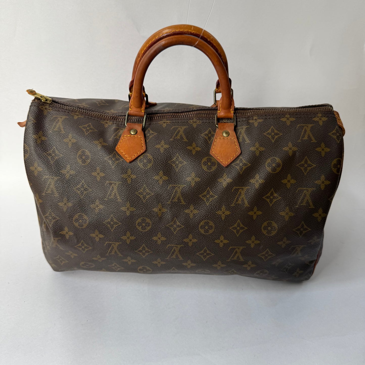 Louis Vuitton Classic Monogram Large Speedy 40 Boston Bag