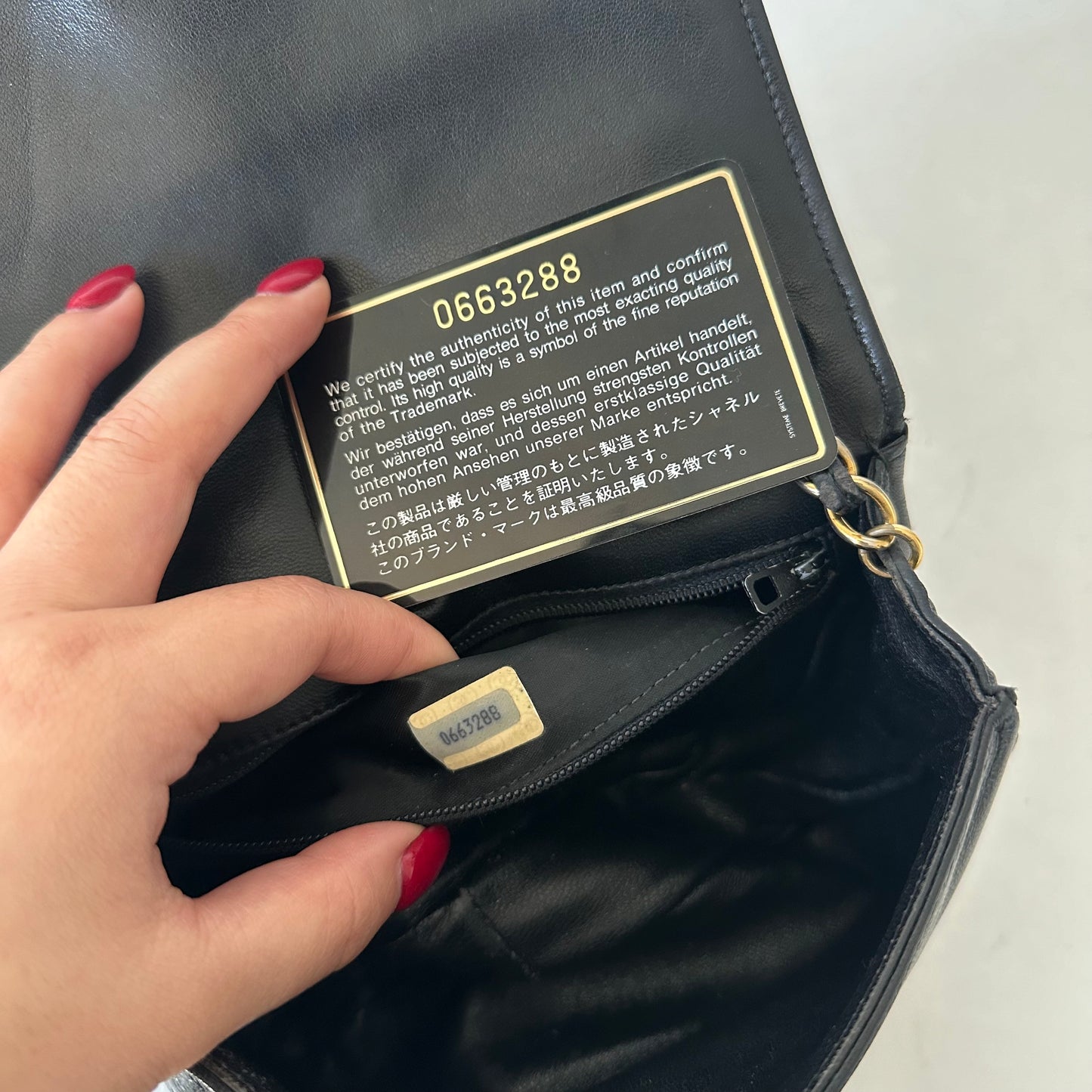 Chanel Black Lambskin Mini Crossbody Camera Bag