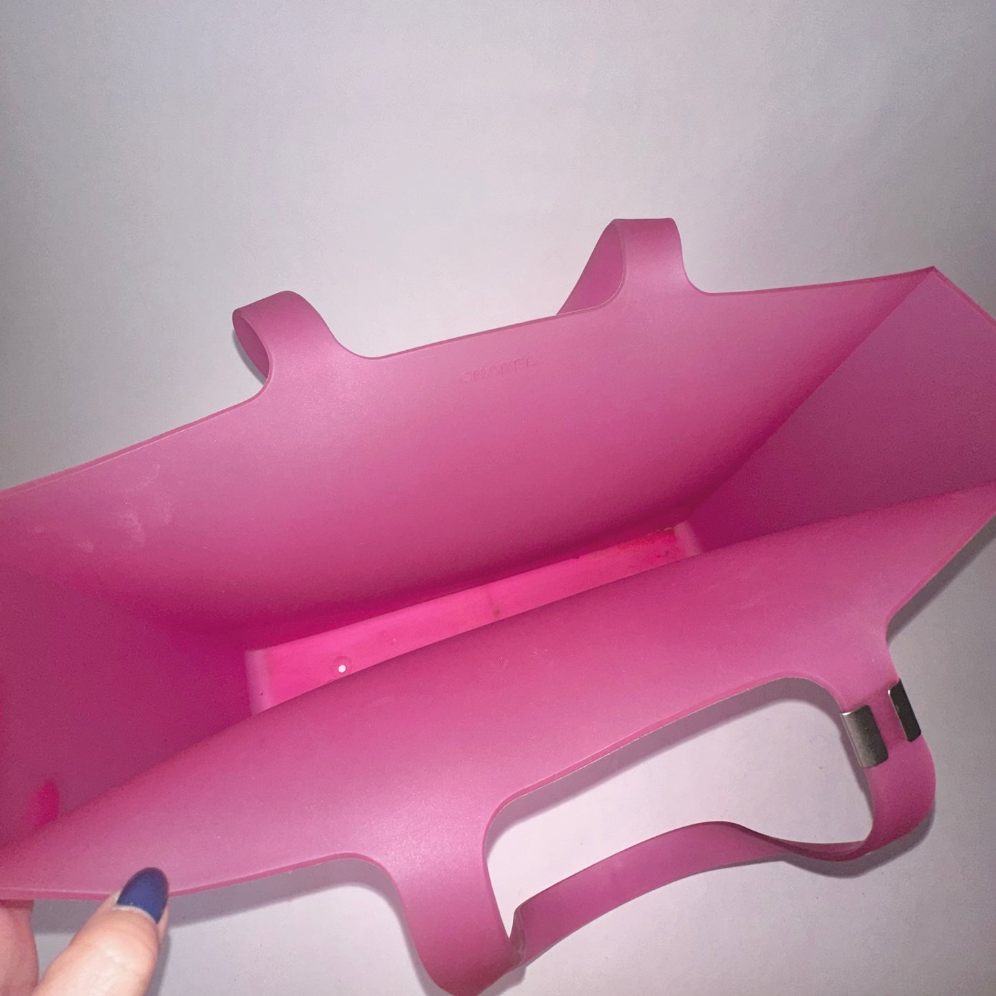 Chanel Pink Jelly Large Tote