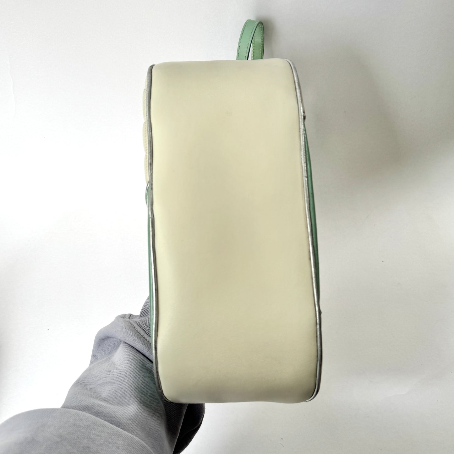Christian Dior Cadillac Turquoise Shoulder Bag