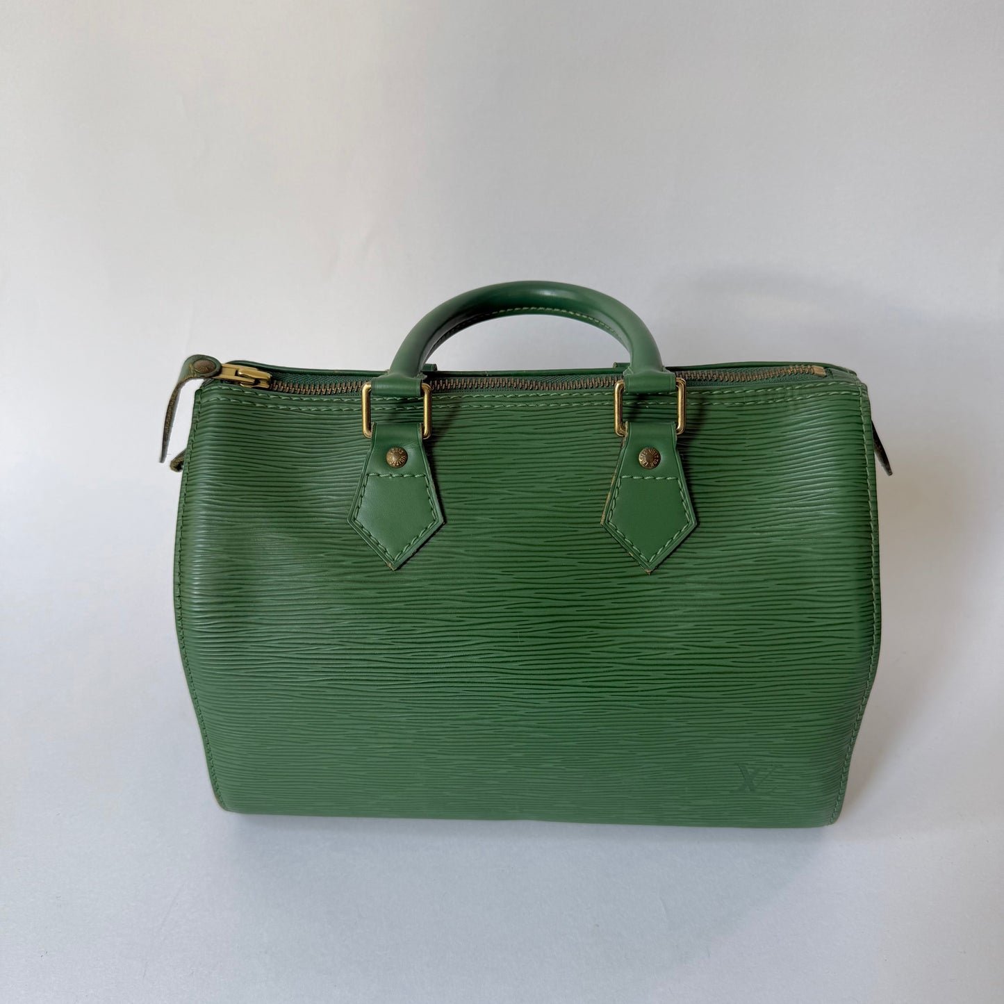 Louis Vuitton Green Epi Leather Speedy 25