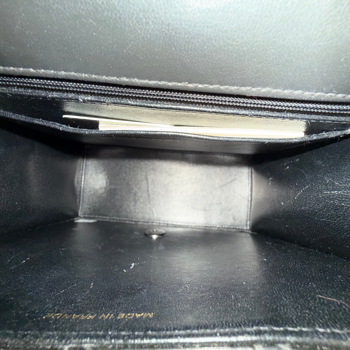 Chanel Black Patent Quilted Medium Kelly Flap