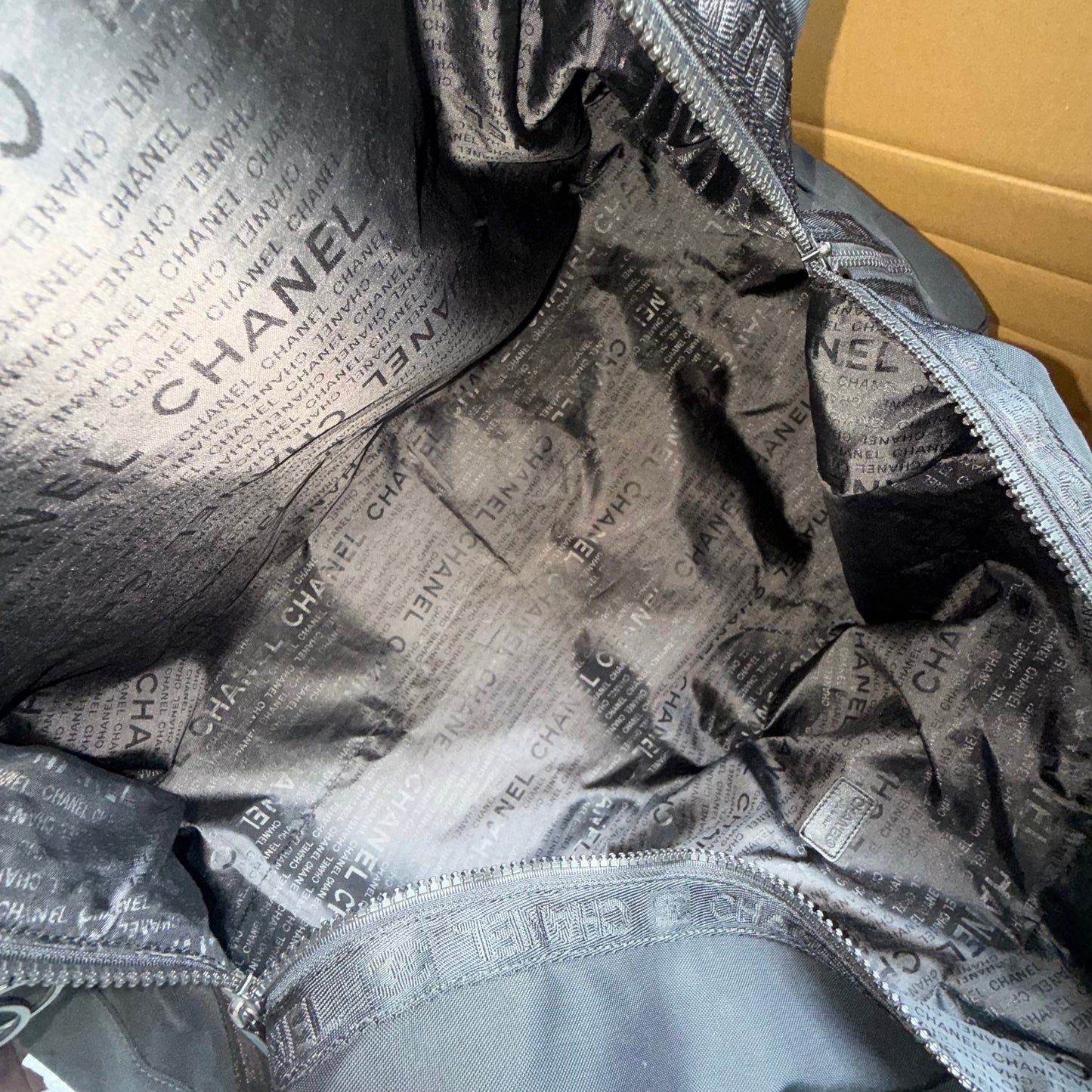 Chanel Sport Unisex Black XL Travel Duffle Bag