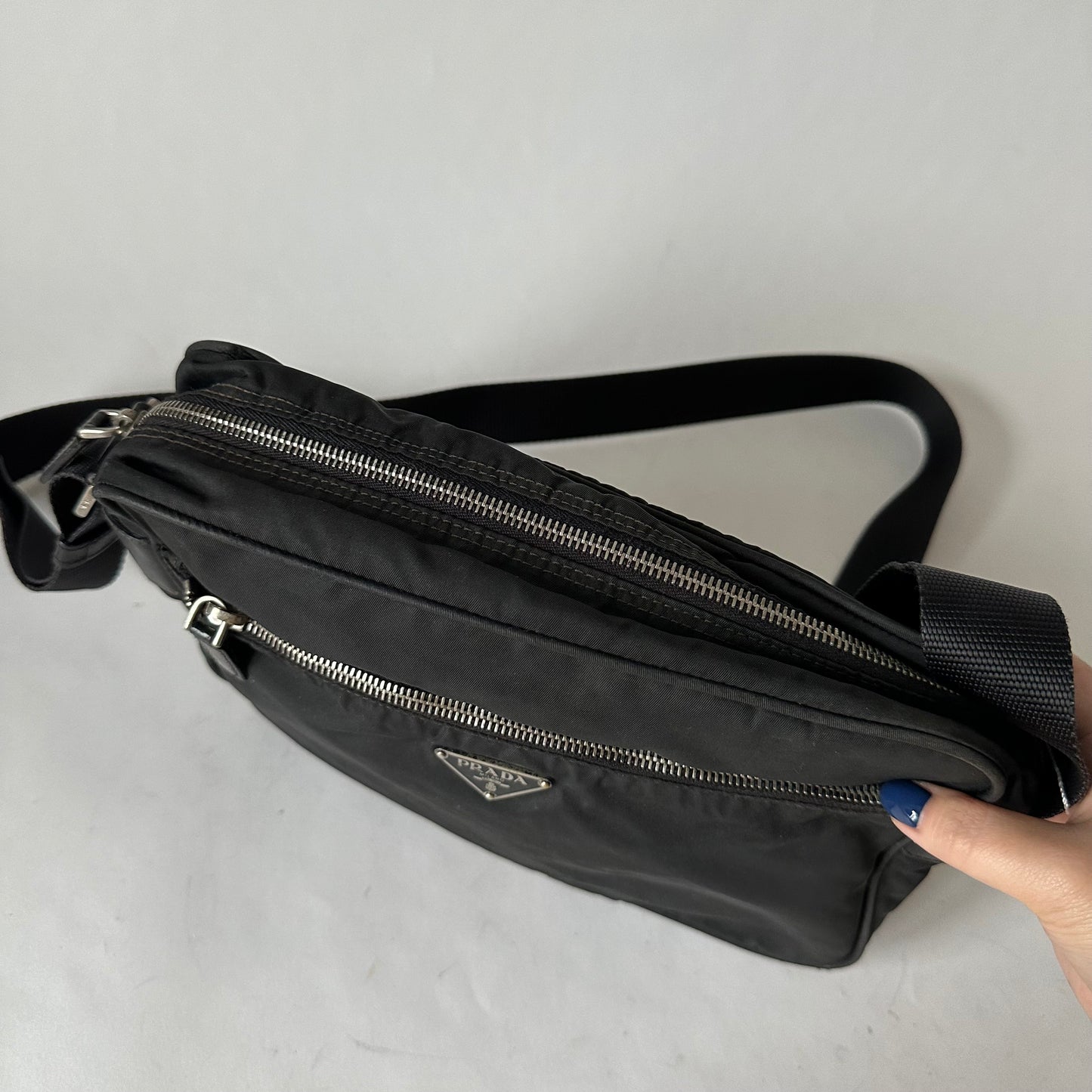 Prada Black Nylon Crossbody