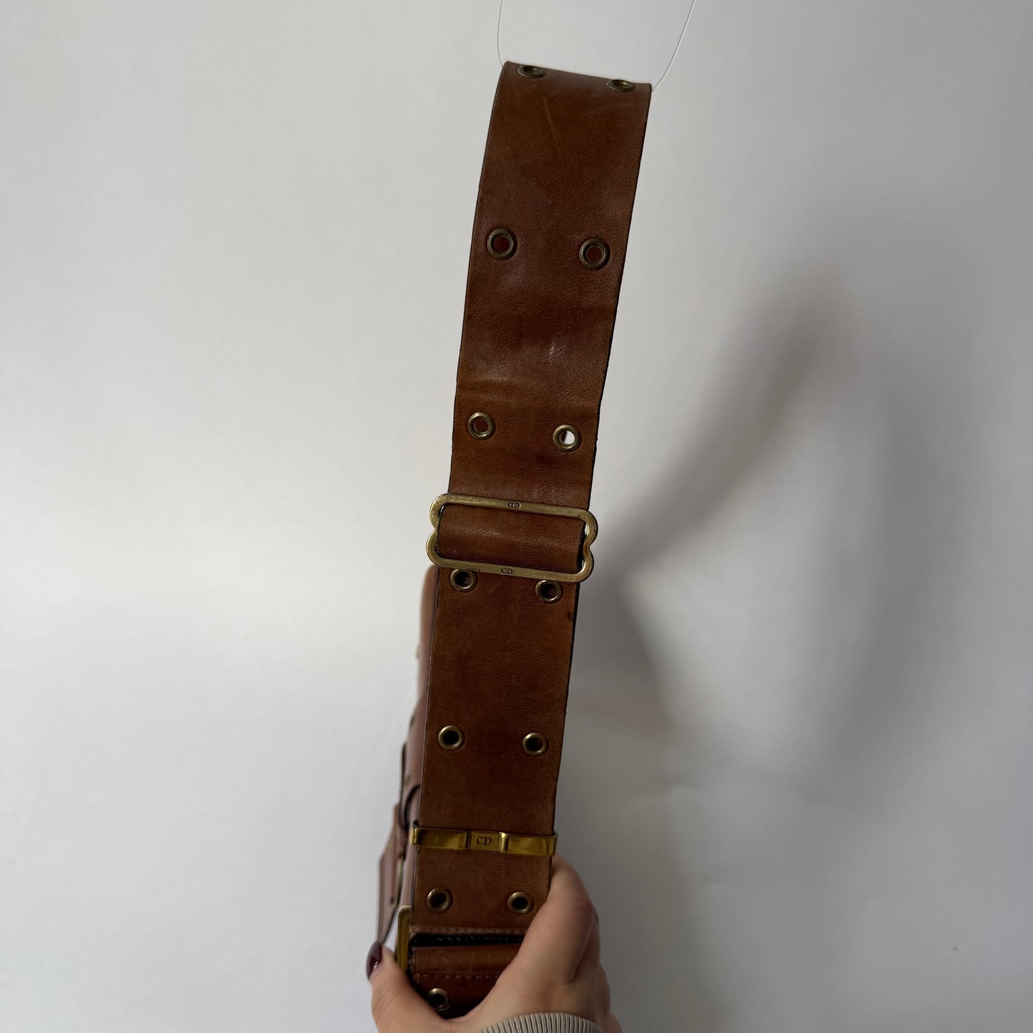 Christian Dior Denim Columbus Shoulder Bag