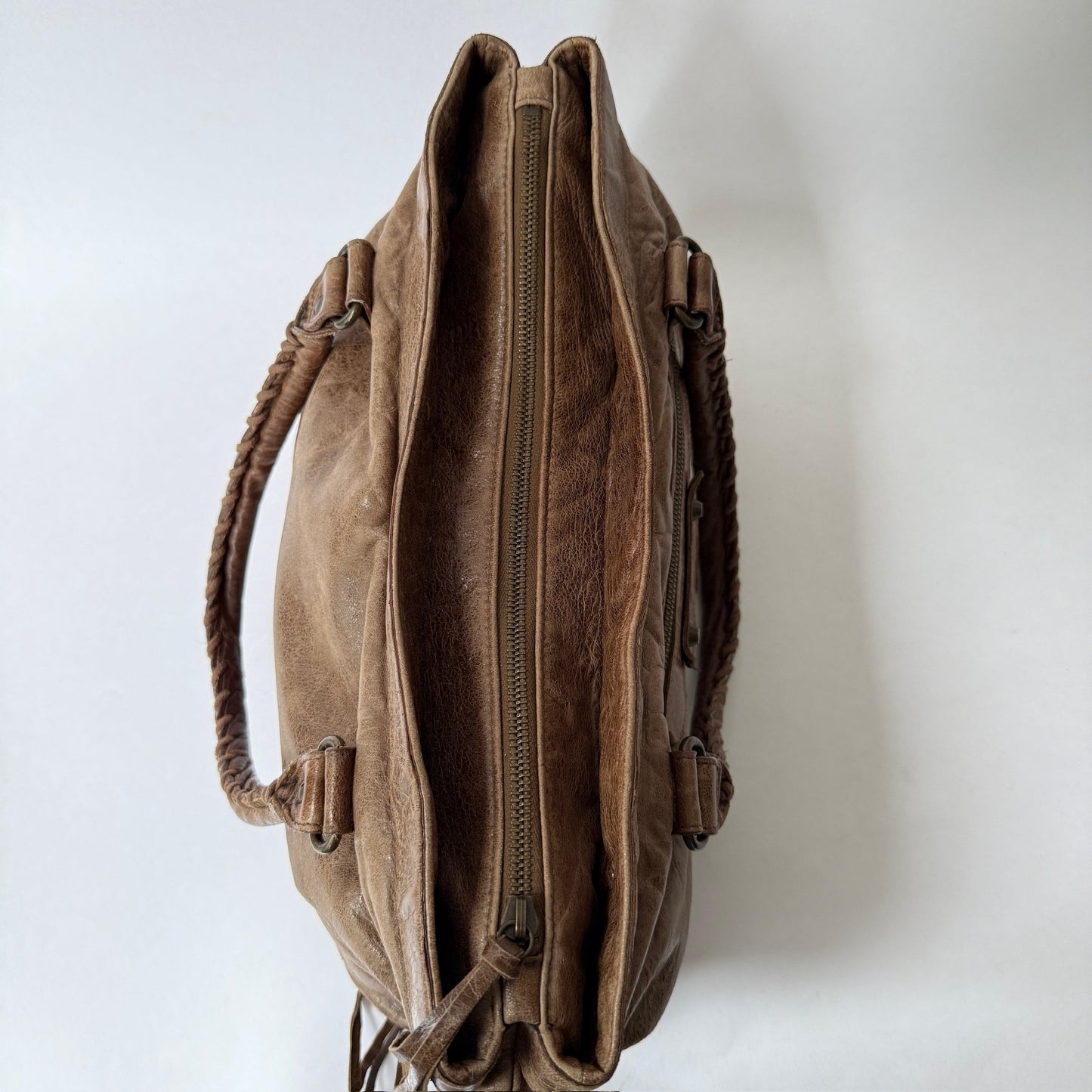 Balenciaga Brown City Shoulder Bag