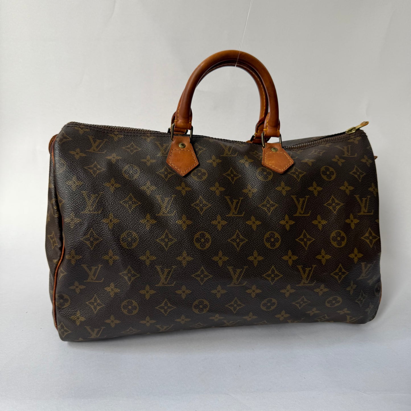 Louis Vuitton Classic Monogram Large Speedy 40 Boston Bag