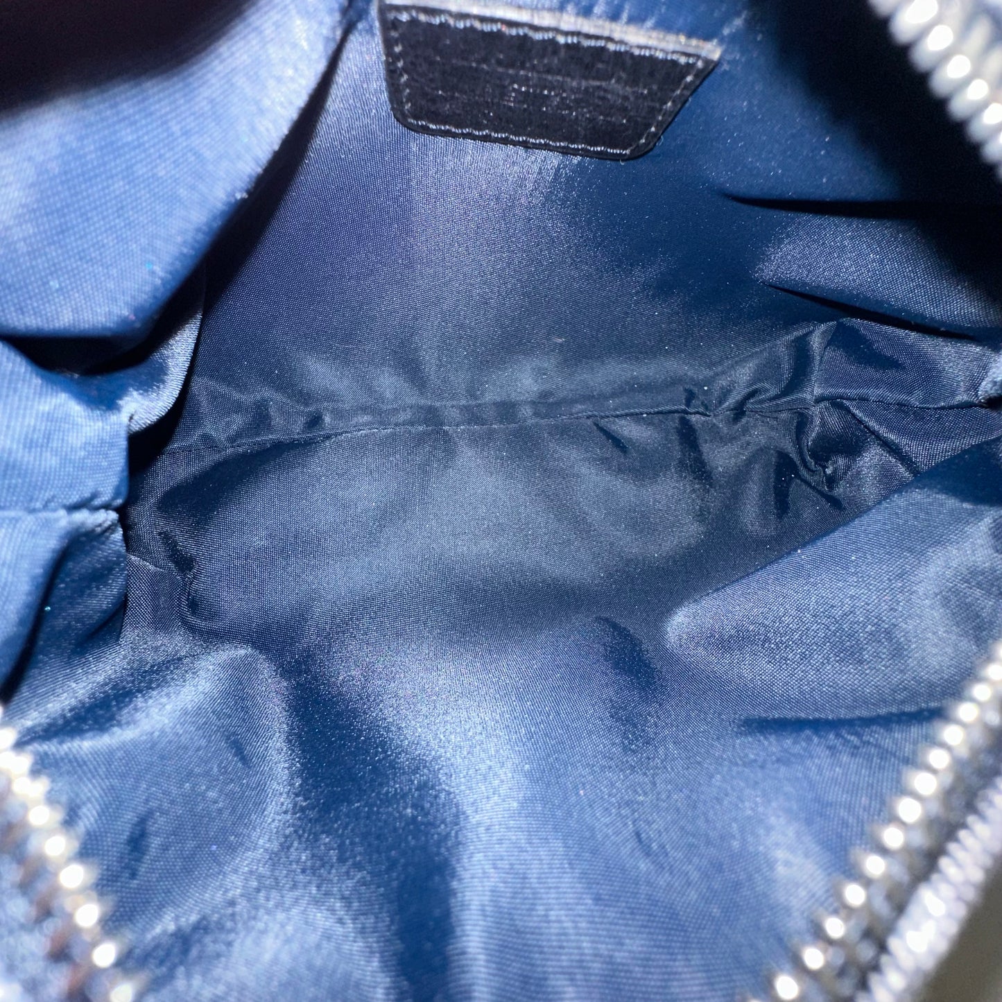 Christian Dior Denim Flight Monogram Pochette Shoulder Bag