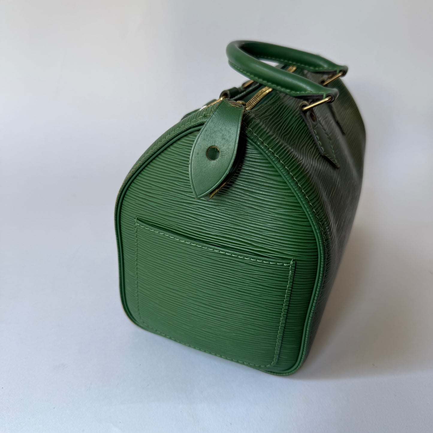 Louis Vuitton Green Epi Leather Speedy 25