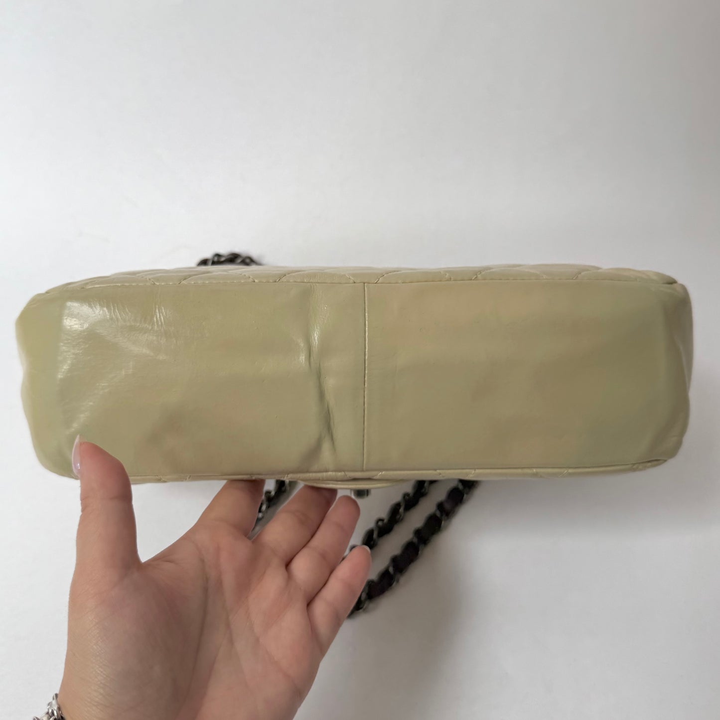 Chanel Iridescent Cream ‘In The Mix’ Matelasse 2-Way Flap