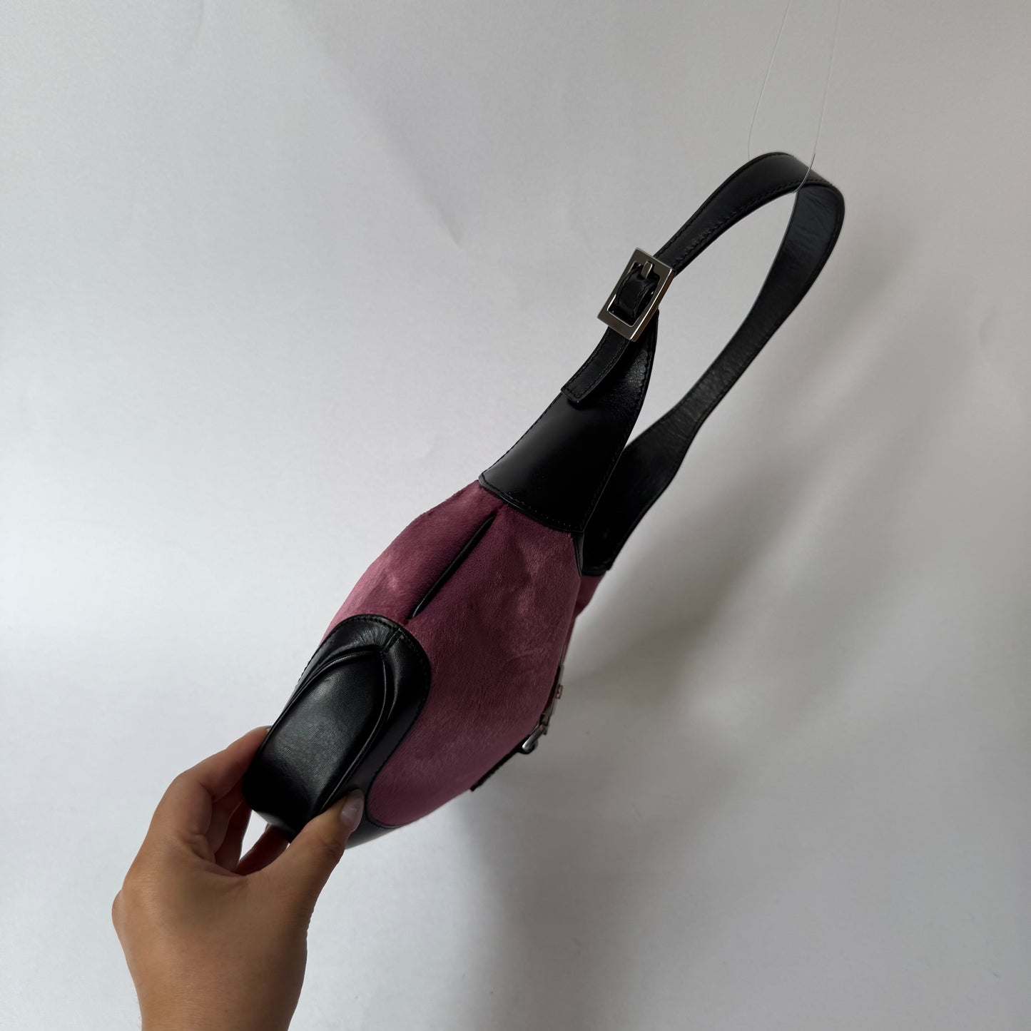 Gucci Pink Velour Small Jackie Shoulder Bag