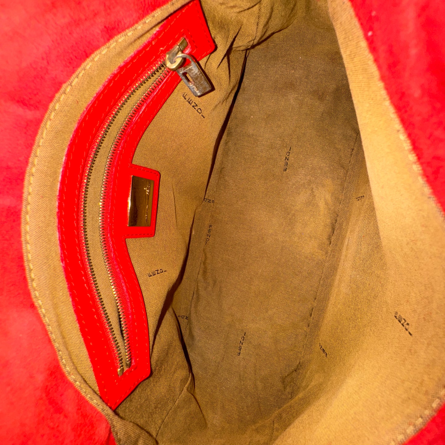 Fendi Red Patent Leather Mama Baguette