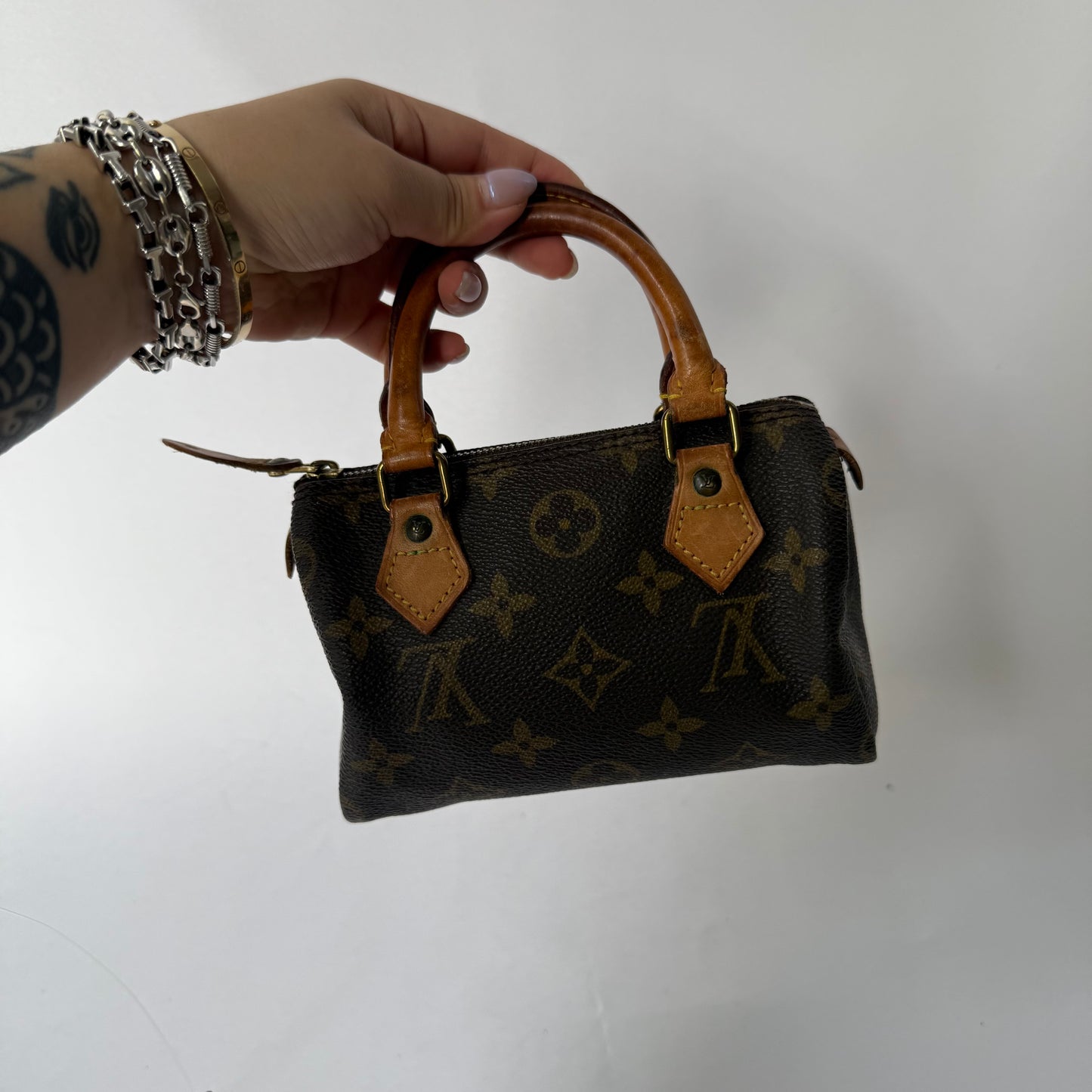 Louis Vuitton Classic Brown Monogram Nano Mini Speedy