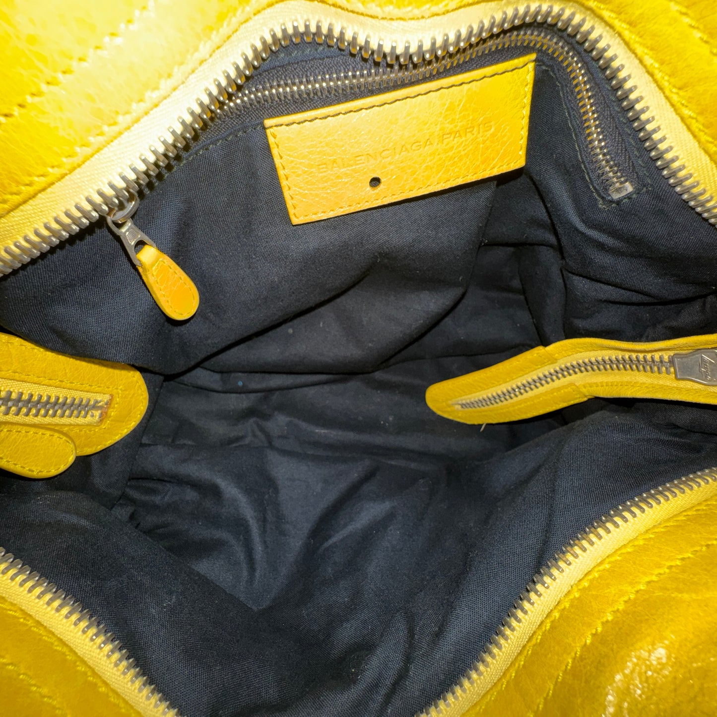 Balenciaga Yellow Brogues Giant City Bag