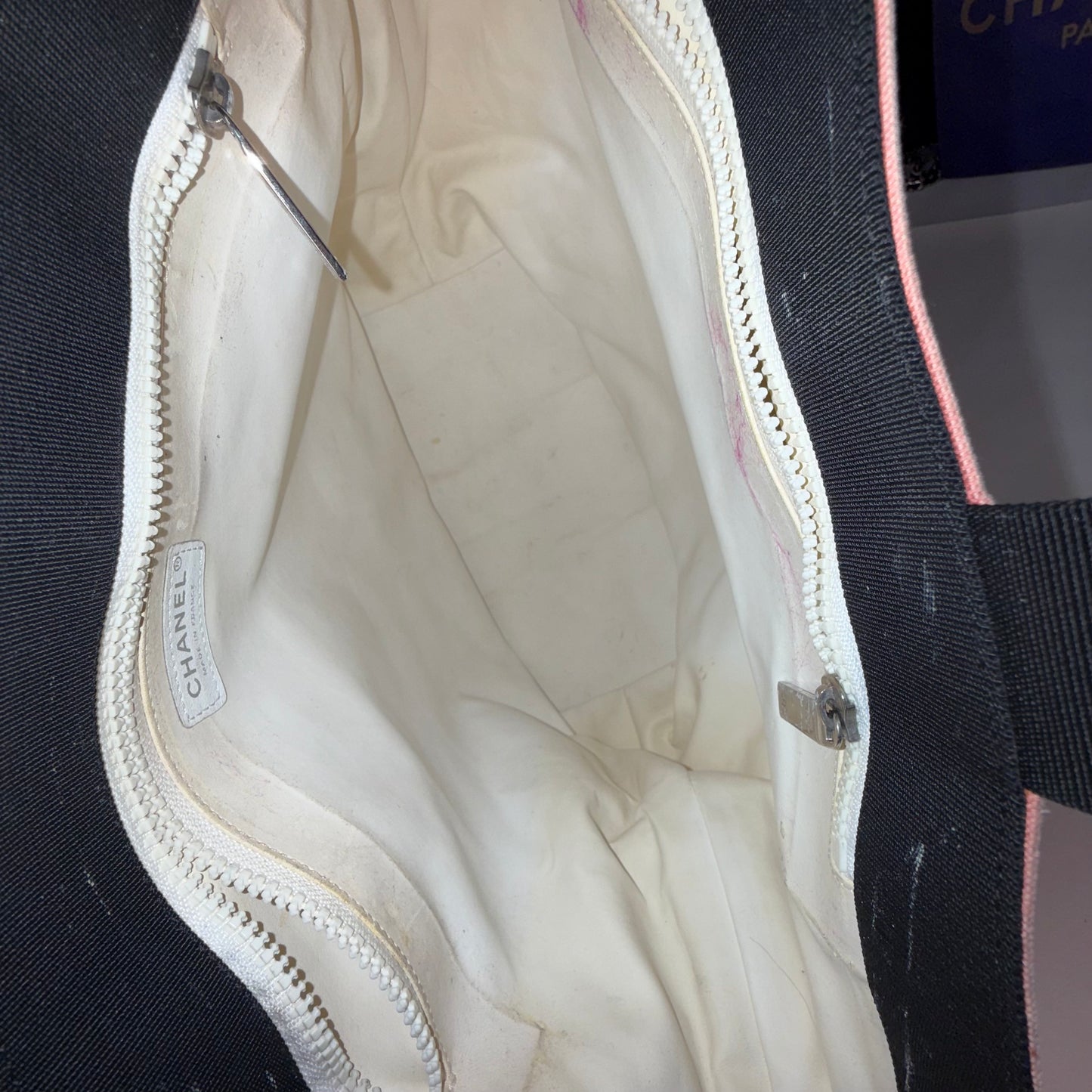 Chanel Valentines Day Cotton Tote Shoulder Bag