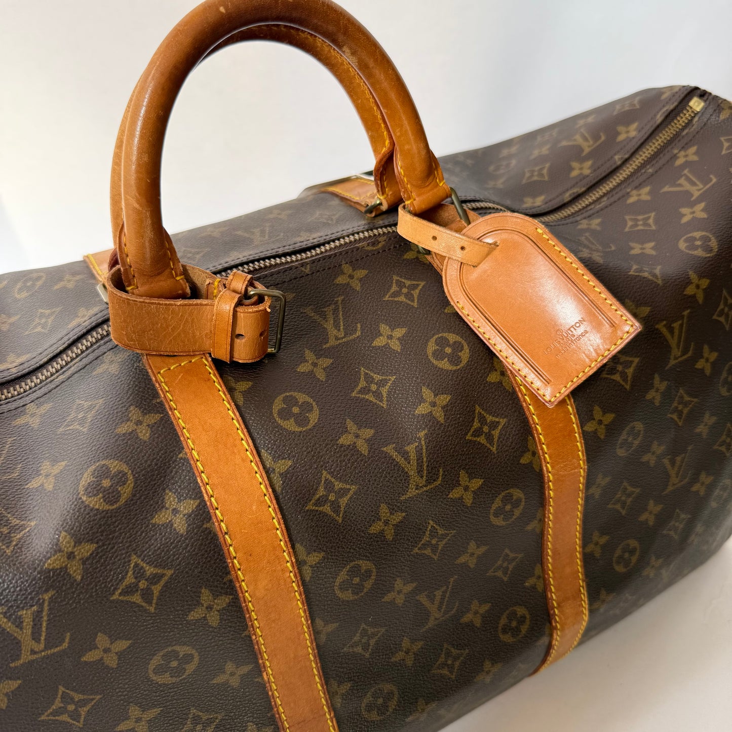 Louis Vuitton XL Keepall 60 Classic Monogram Unisex Travel Duffle