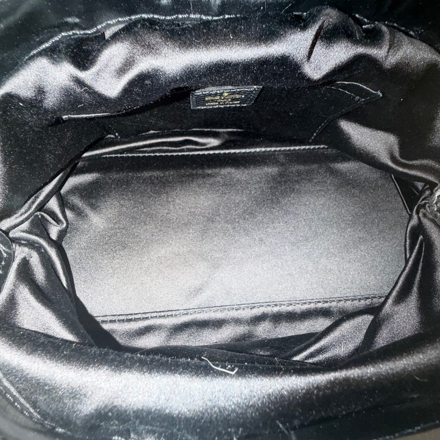 Louis Vuitton Brown Monogram Denim Chinchilla Demi Lune Bowler Bag