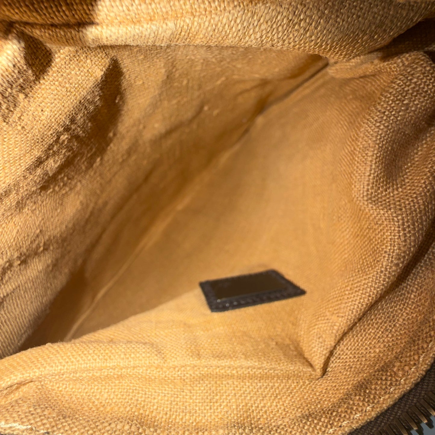 Fendi Brown Multicolored Wood Paneled Oyster Bag (Copy)
