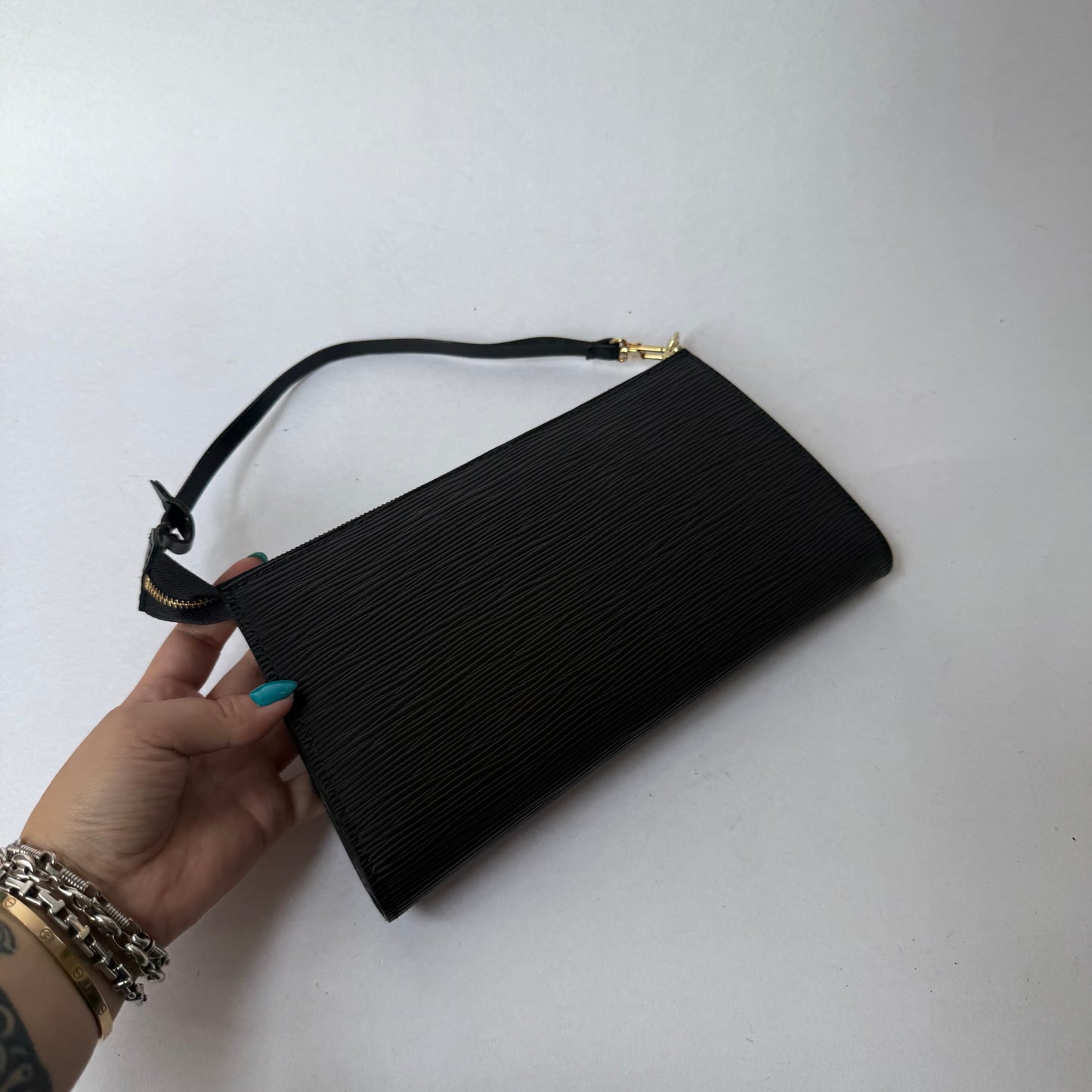 Louis Vuitton Black Epi Leather Pochette