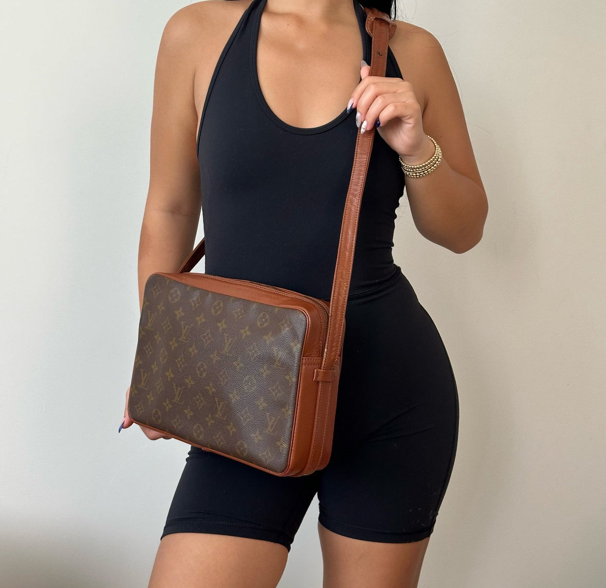 Louis Vuitton Brown Monogram Sac Bandouliere Crossbody