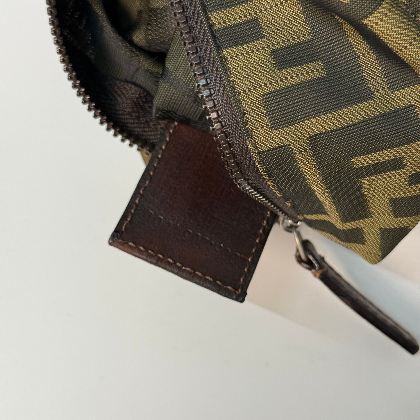 Fendi Zucca Monogram Mini Top Handle Tote Bag