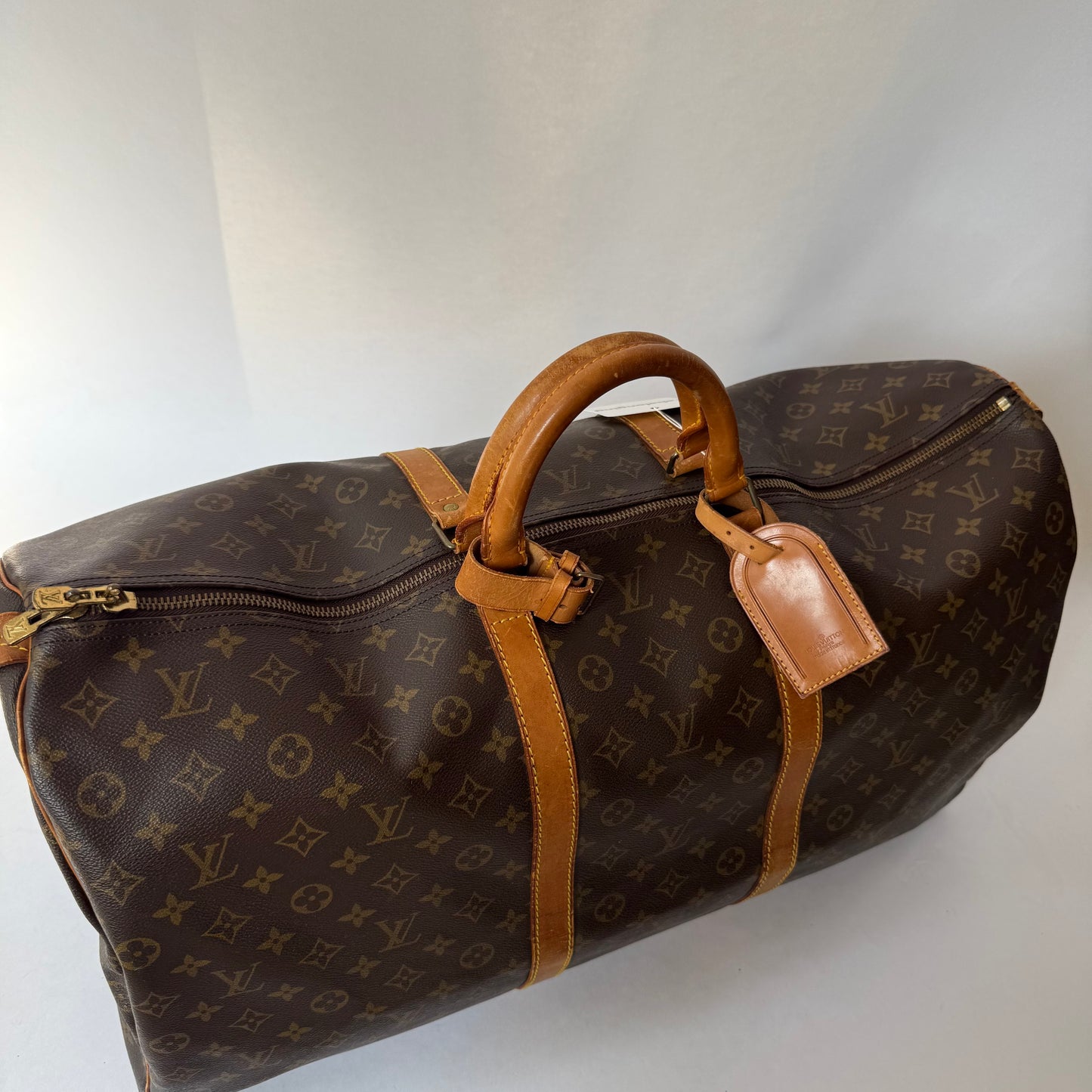 Louis Vuitton XL Keepall 60 Classic Monogram Unisex Travel Duffle