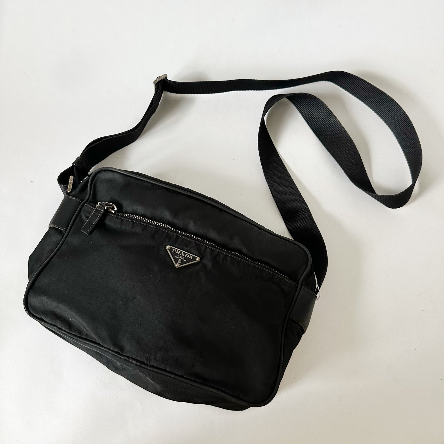 Prada Black Nylon Crossbody
