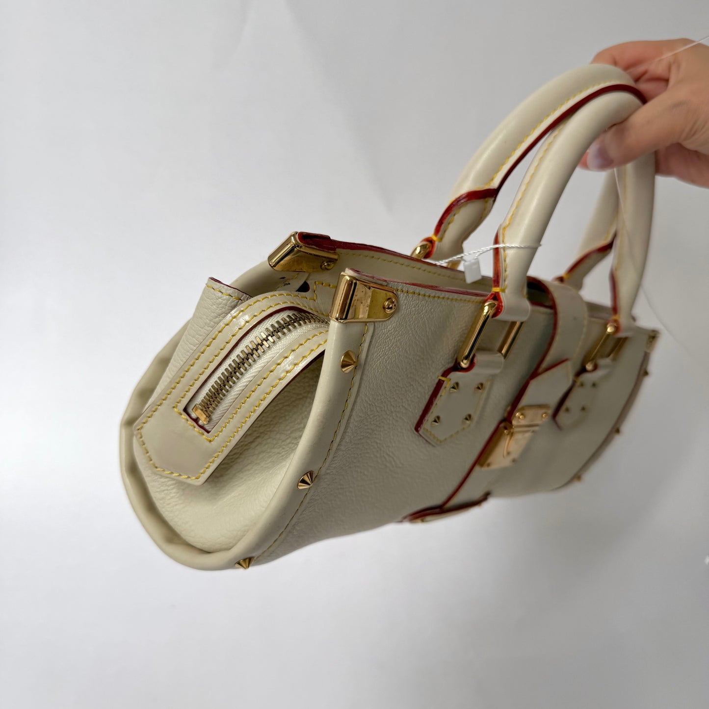 Louis Vuitton White Suhari Epanui Hand Bag