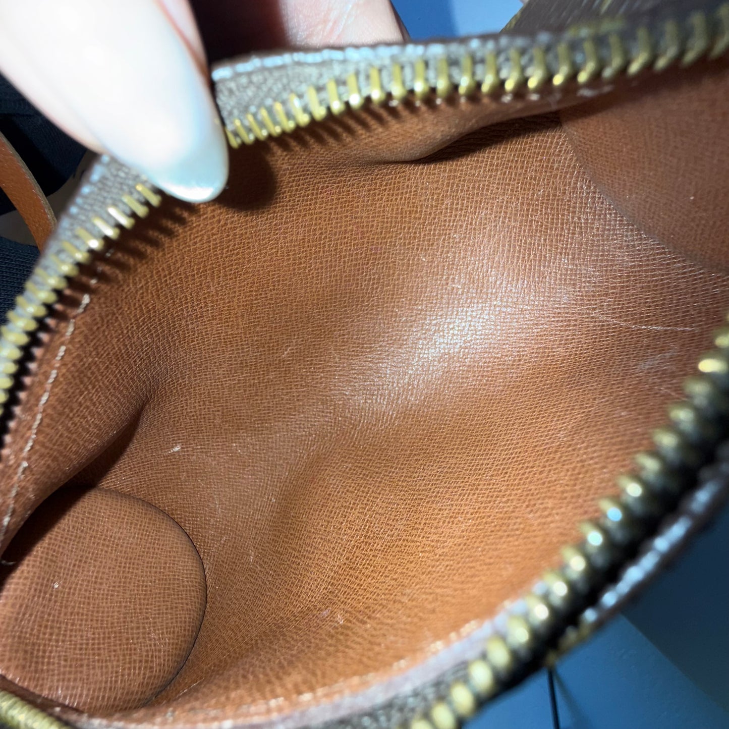 Louis Vuitton Brown Classic Monogram Mini Papillon Pochette