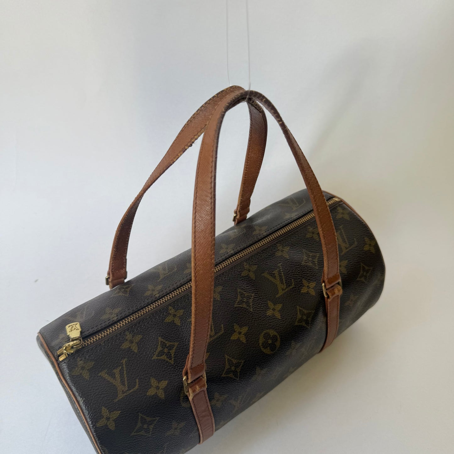 Louis Vuitton Brown Monogram Papillon 30 Barrel Bag