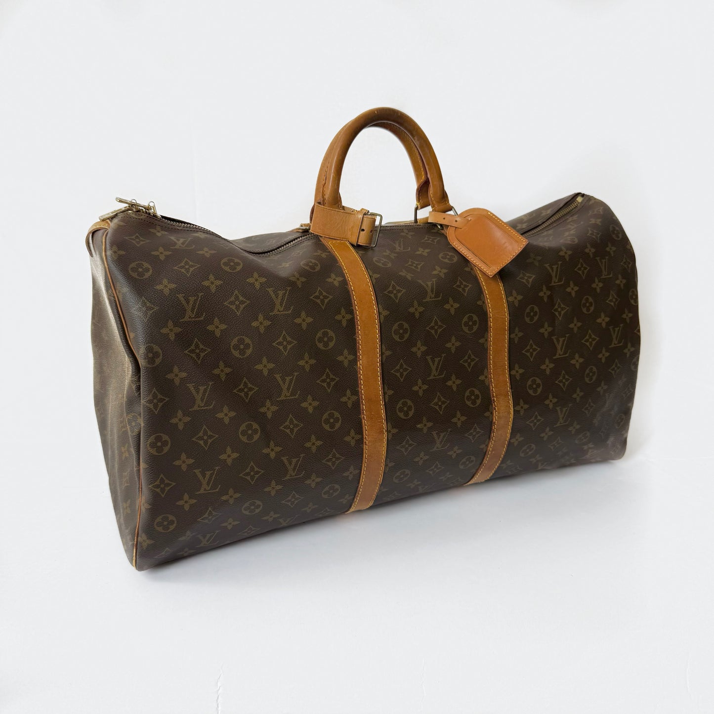 Louis Vuitton XL Keepall 60 Classic Monogram Unisex Travel Duffle