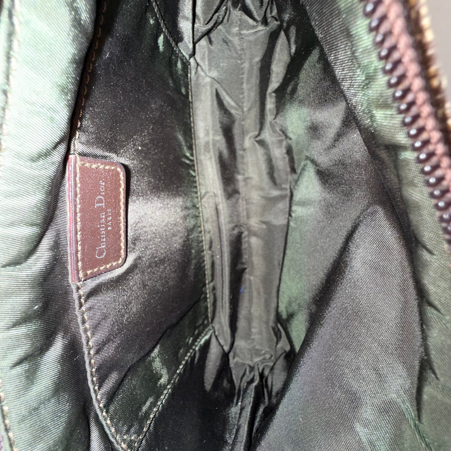 Christian Dior Brown Trotter Pochette Shoulder Bag