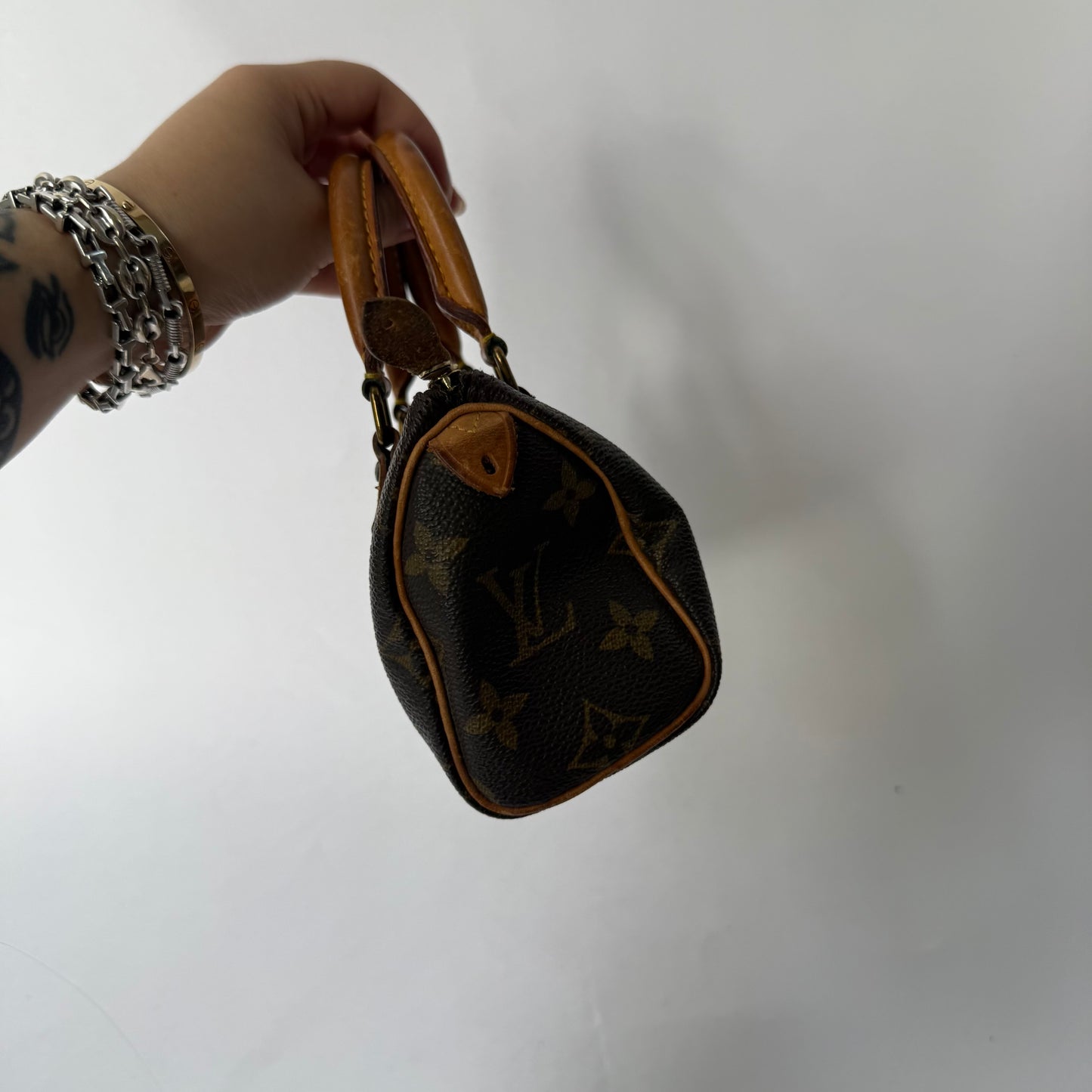 Louis Vuitton Classic Brown Monogram Nano Mini Speedy