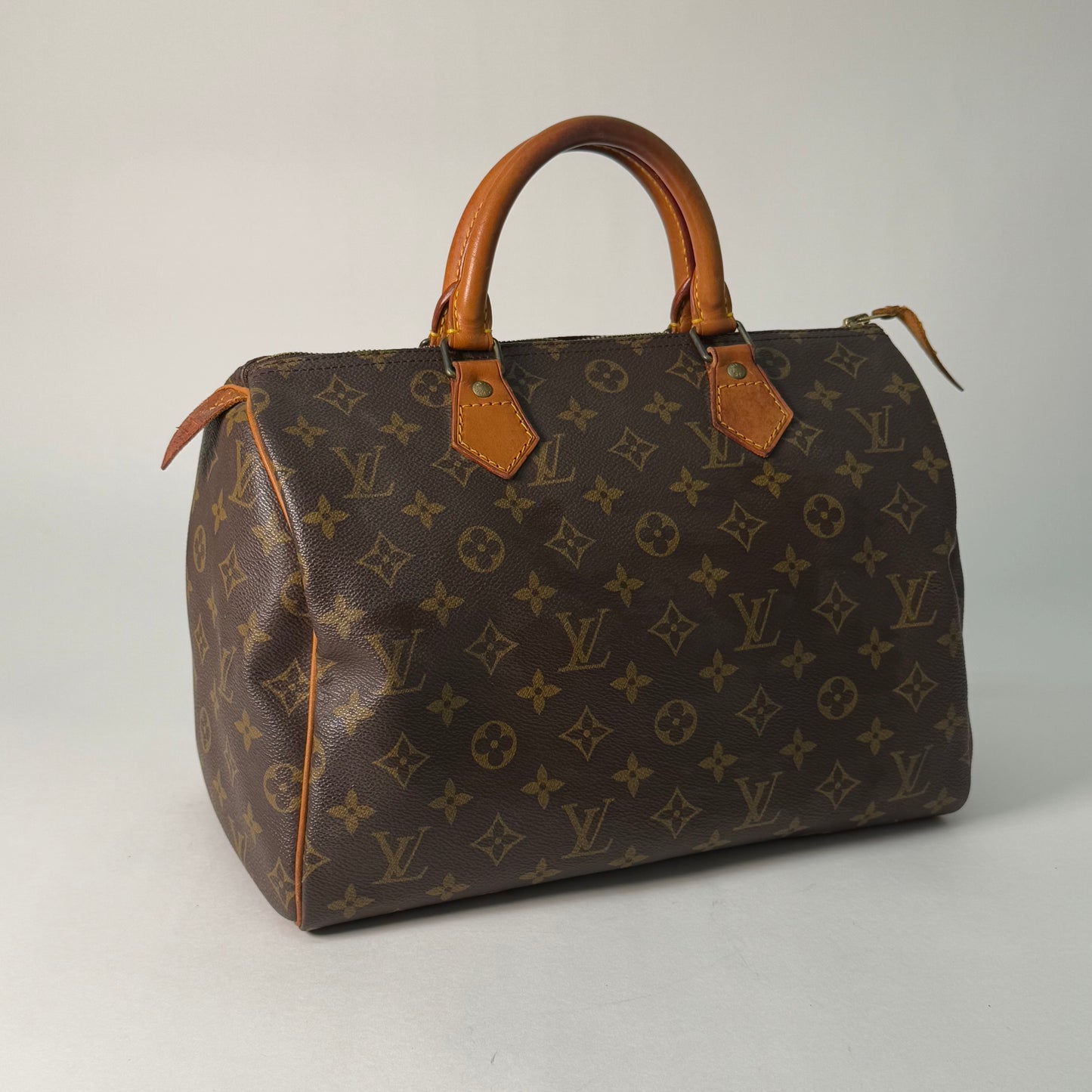 Louis Vuitton Brown Monogram Speedy 30