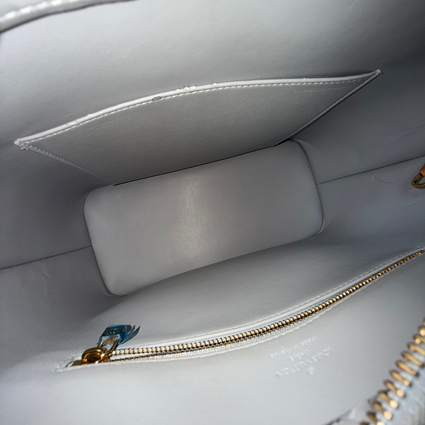 Louis Vuitton Yellow Vernis Monogram Houston Shoulder Bag