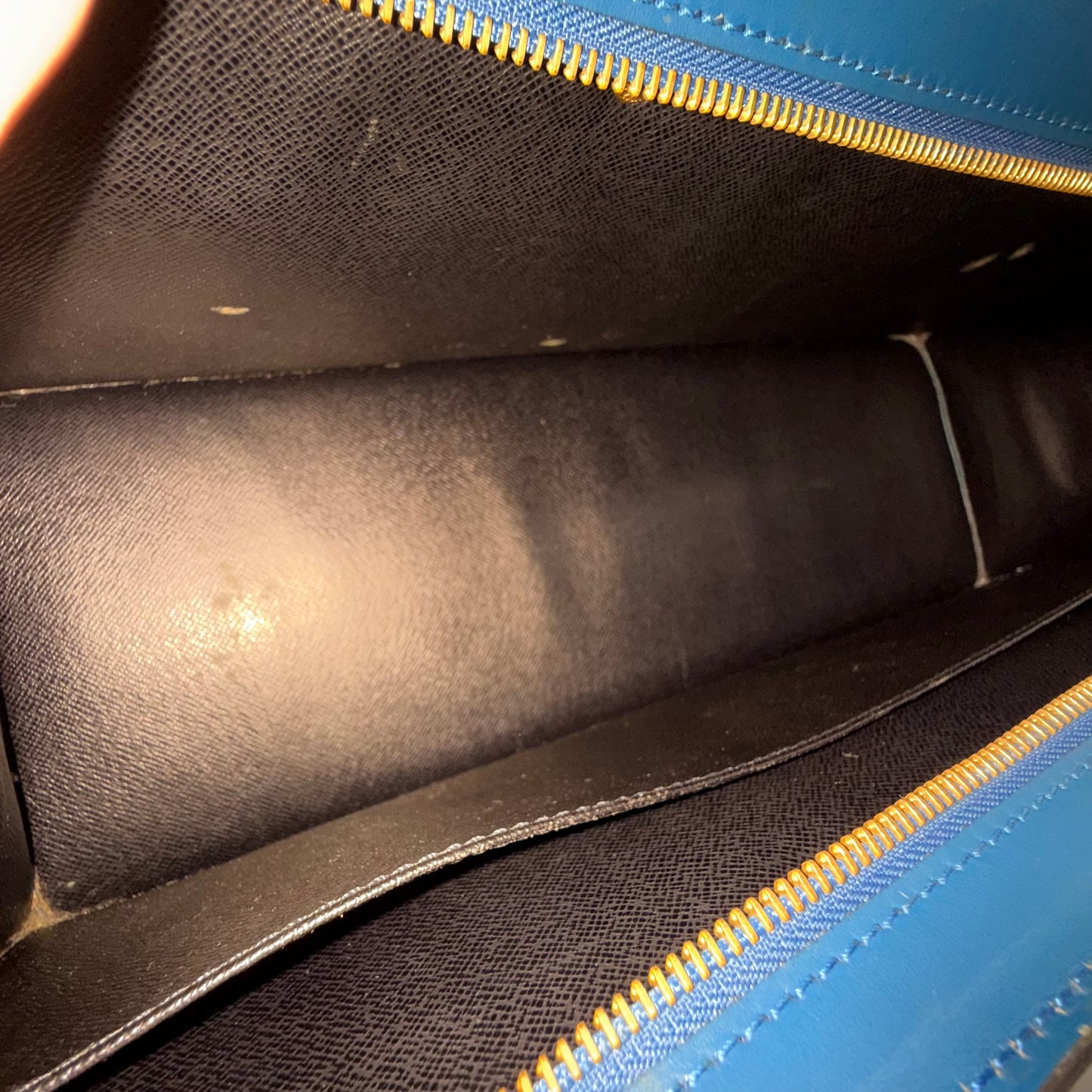 Louis Vuitton Toledo Blue Epi Sac Triangle Bag