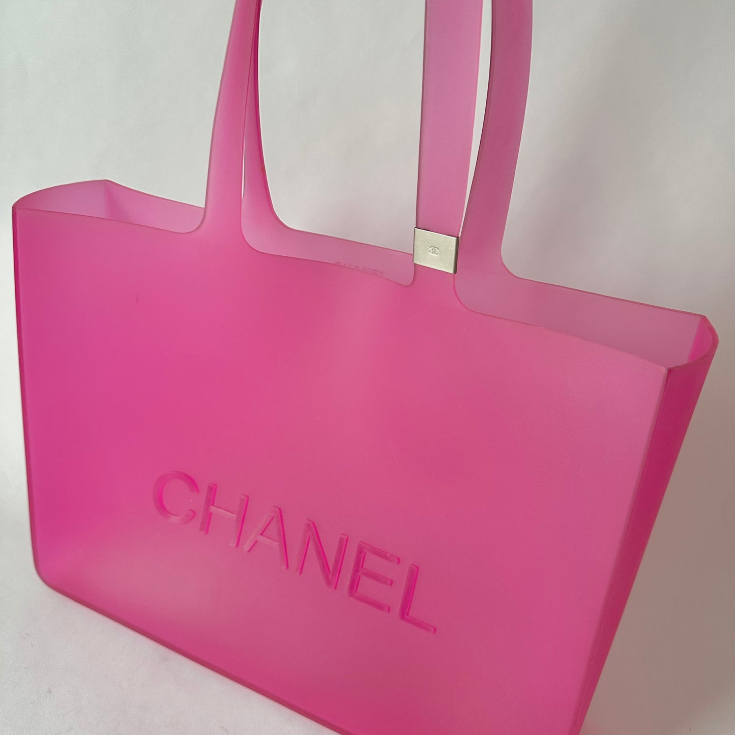 Chanel Pink Jelly Large Tote