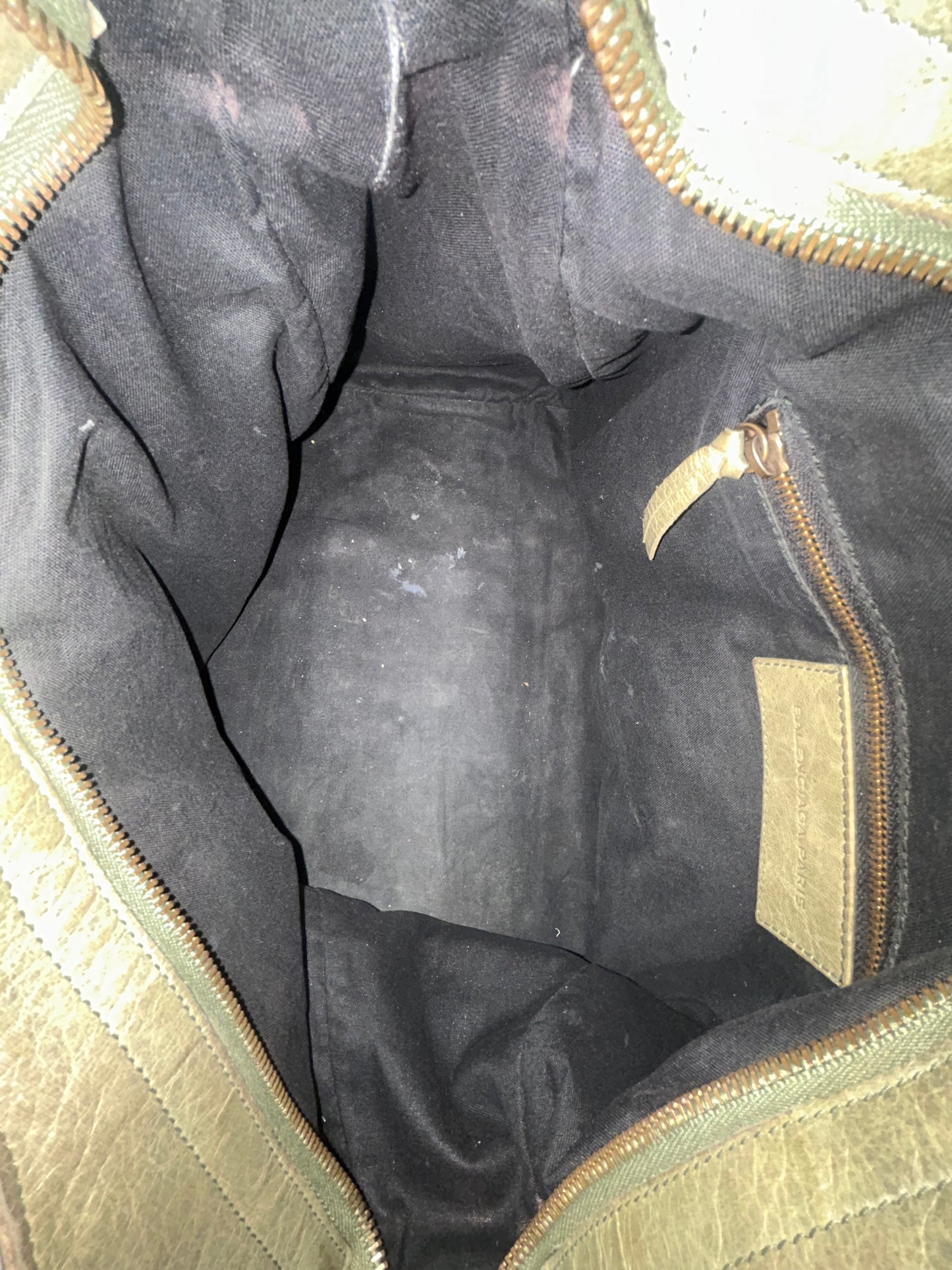 Balenciaga Matcha Green Leather "Velo" City Bag