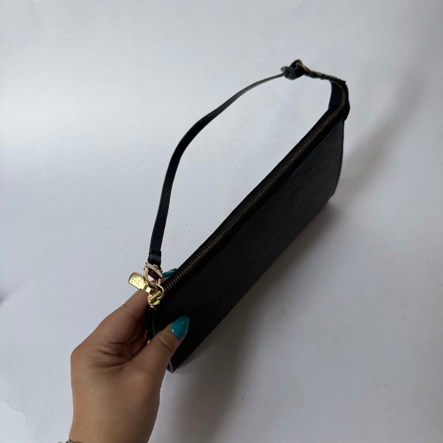 Louis Vuitton Black Epi Leather Pochette