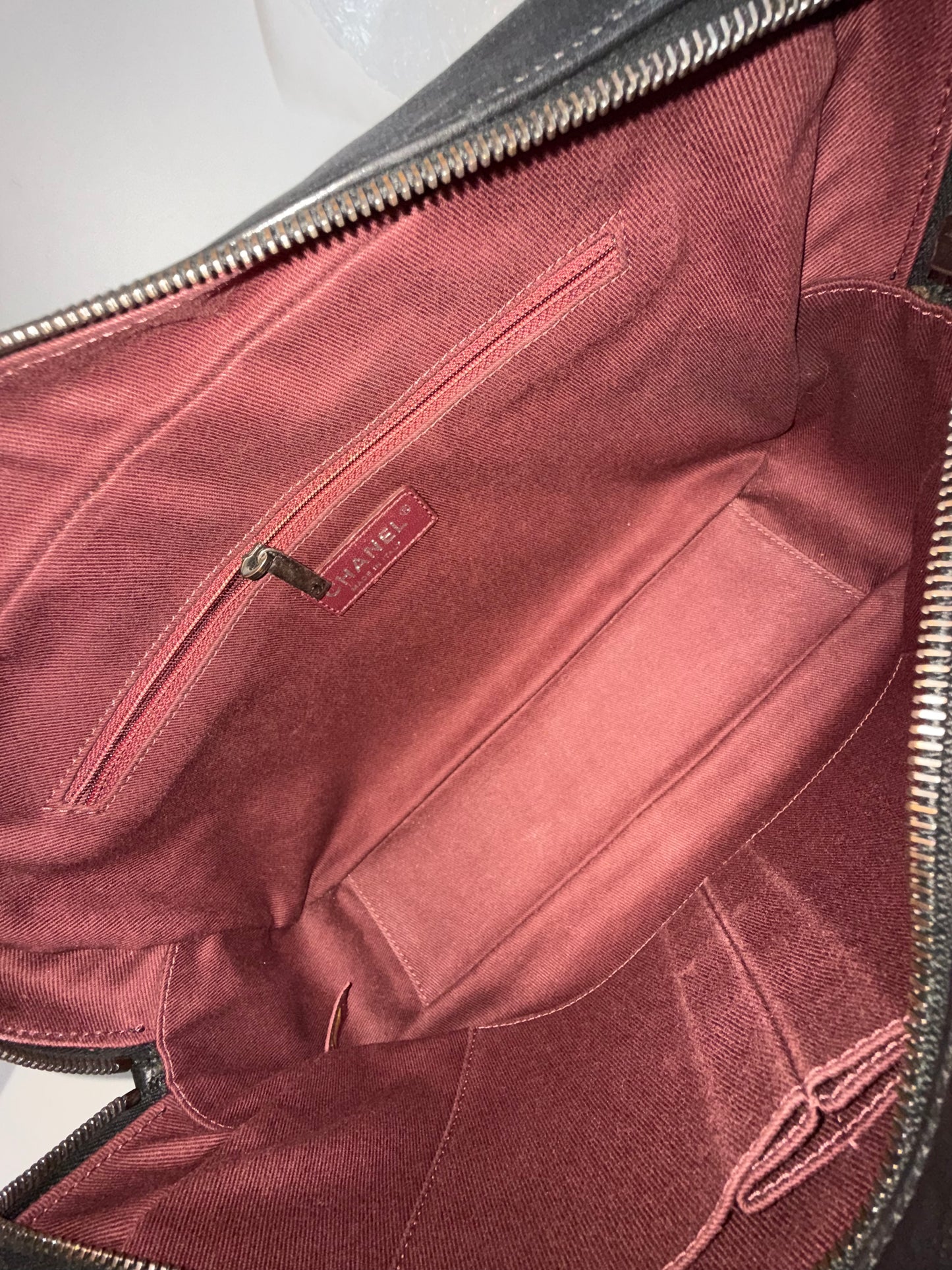 Chanel Black Lambskin Leather Paris-Edinburgh Flap
