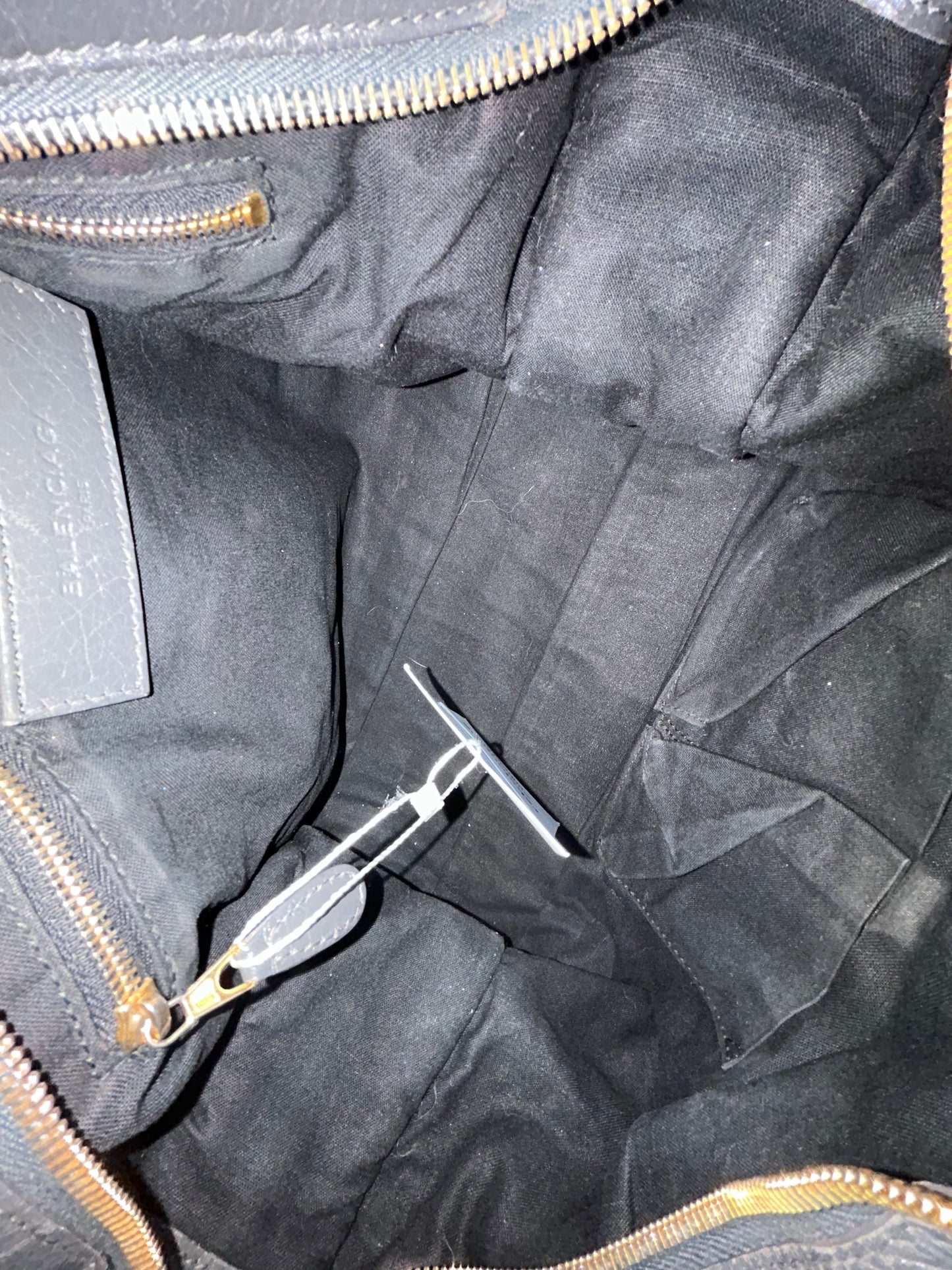 Balenciaga Gray City Bag w/ Gold Hardware