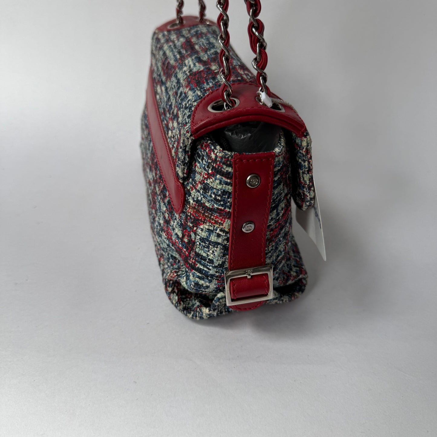 Chanel Multicolored Tweed Flap Shoulder Bag