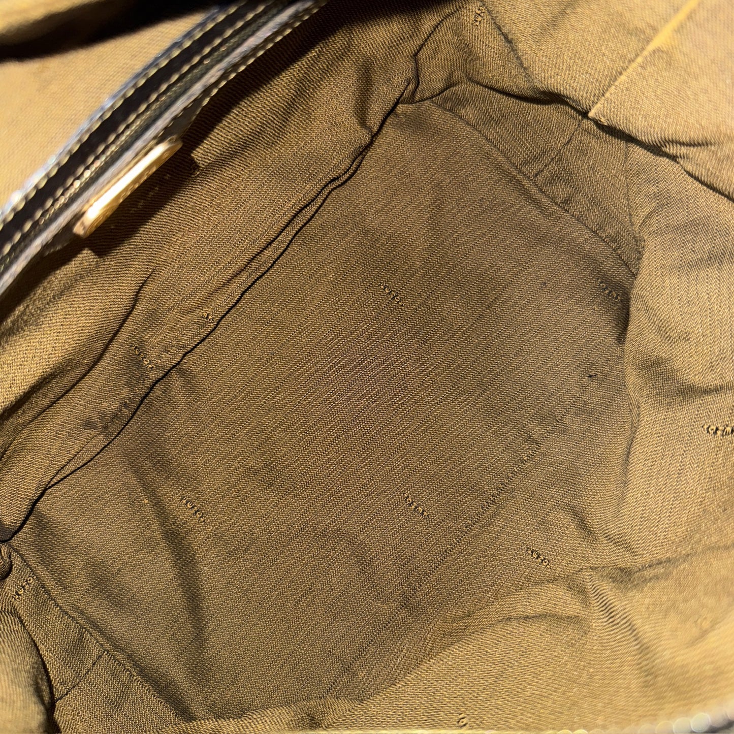 Fendi Brown Zucca Canvas Clip Top Tote Bag